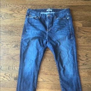 Dark wash, good American jeans size 14